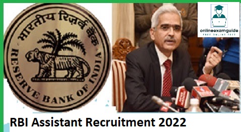 RBI Assistant Recruitment 2022