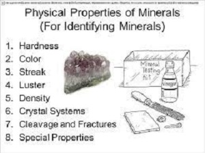 PHYSICAL PROPERTIES OF MINERALS