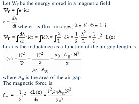 Derivation of Magnetic Field Energy and Magnetic Force