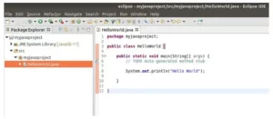Hello World Program in Java