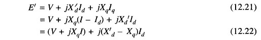Power Angle Equation of Synchronous Machine