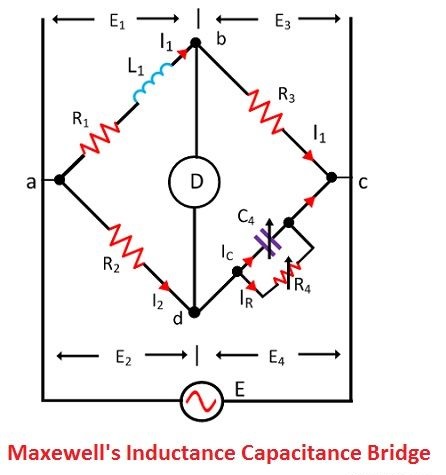 Maxwell Bridge's connection diagram